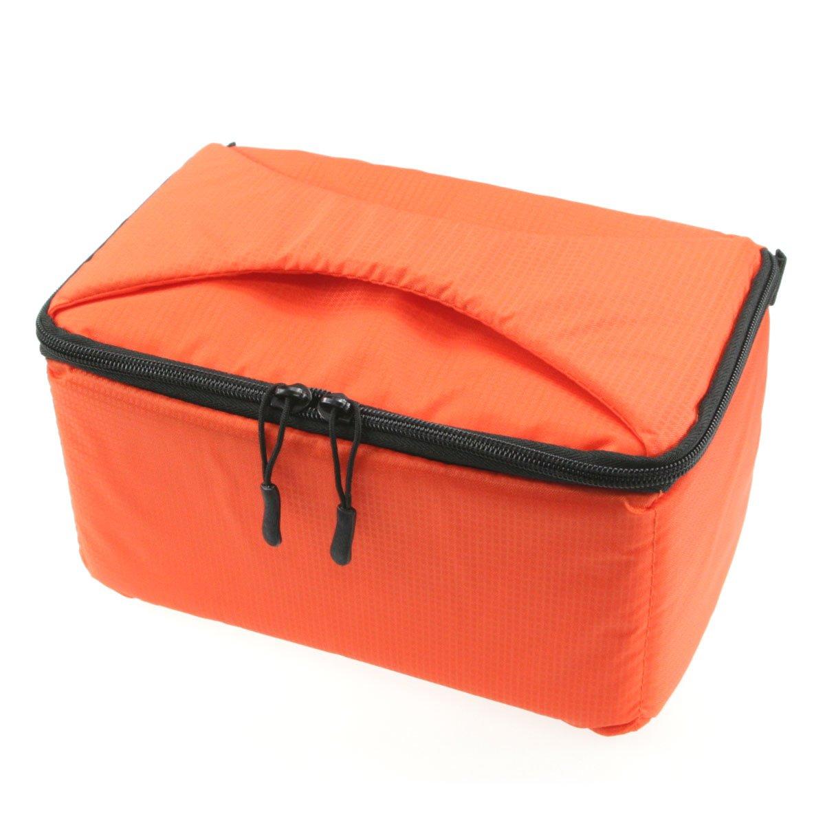 ZEROPORT JAPAN Сумка для зеркальной камеры Внутренняя сумка Мягкий амортизирующий бокс Внутренний амортизирующий чехол Водоотталкивающая Оранжевая ALIBAGINBAGZPJ23HASSUIORANGE оранжевый